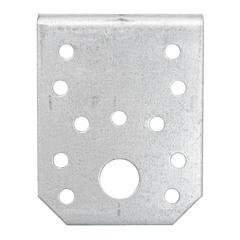 Уголок крепежный оцинкованный 70х70х55х2 мм - фото 2