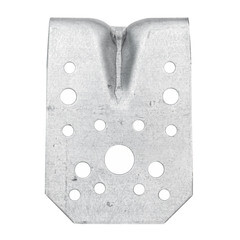 Уголок крепежный усиленный оцинкованный 90х90х65х2 мм - фото 2