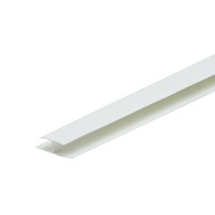Профиль соединительный для панелей 10х40х3000 мм ПВХ гладкий белый - фото 3