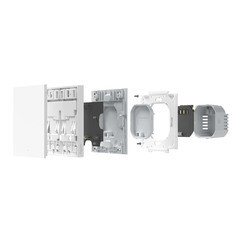 Умный выключатель Aqara Smart Wall Switch H1 (WS-EUK01) белый - фото 3