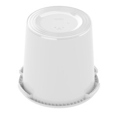 Бак бытовой Альт Пласт 40 л пластиковый с крышкой белый - фото 2