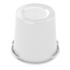 Бак бытовой Альт Пласт 60 л пластиковый с крышкой белый - фото 4