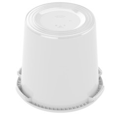 Бак бытовой Альт Пласт 80 л пластиковый с крышкой белый - фото 4