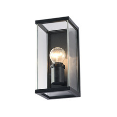 Светильник садово-парковый настенный Arte Lamp Pot черный E27 60 Вт IP54 (A1631AL-1BK) - фото 2