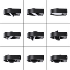 Светильник светодиодный садово-парковый настенный Arte Lamp San Francisco черный 4000К 7 Вт IP44 (A1831AL-1BK) - фото 3