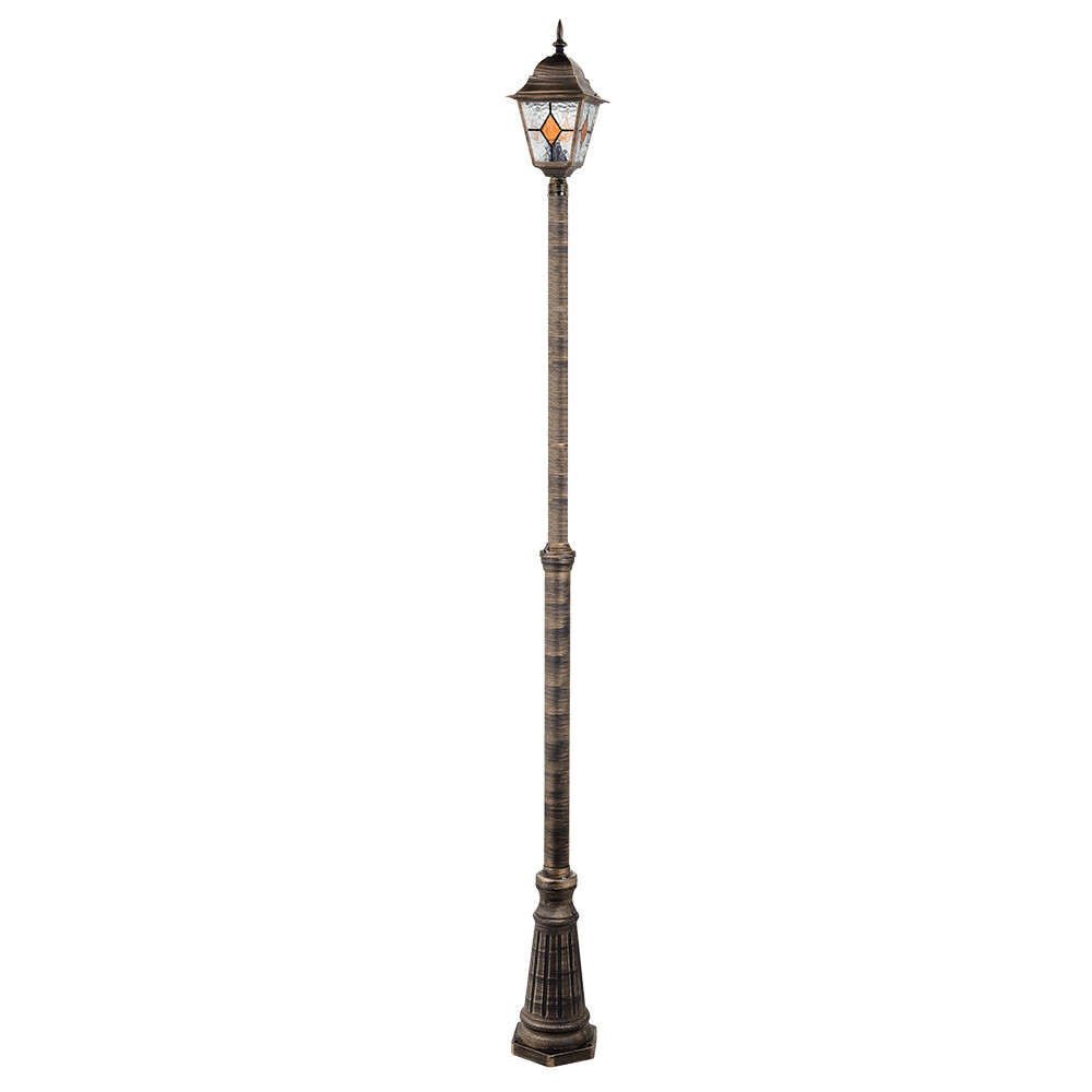 Изображение товара Садово-парковый уличный светильник Arte Lamp Madrid коричневый 2250 мм IP44