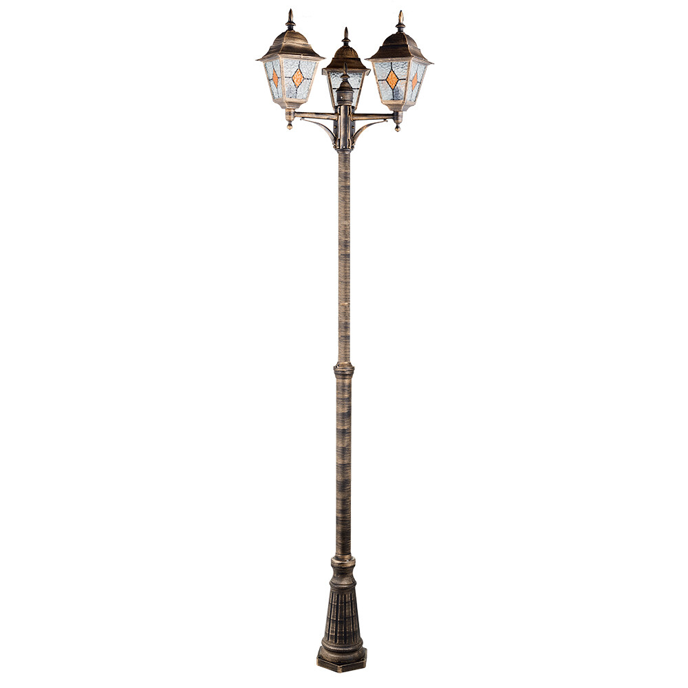 Изображение товара Садово-парковый светильник Arte Lamp Madrid 225 Вт IP44 коричневый