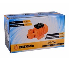 Насос Вихрь ПН-650 для чистой воды 55 л/мин центробежный поверхностный - фото 2