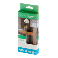 Рамка Systeme Electric AtlasDesign Nature двухместная дерево бамбук (ATN353202) - фото 5