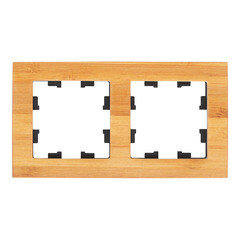 Изображение товара Рамка Systeme Electric AtlasDesign Nature двухместная дерево бамбук (ATN353202)