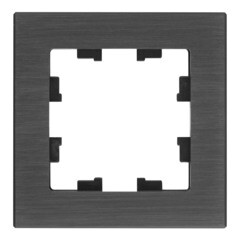 Изображение товара Рамка Systeme Electric AtlasDesign Nature одноместная металл оникс (ATN312301)