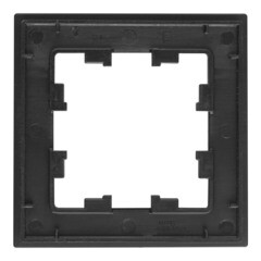 Рамка Systeme Electric AtlasDesign Nature одноместная металл оникс (ATN312301) - фото 4