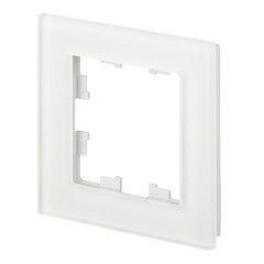 Рамка Systeme Electric AtlasDesign Nature одноместная белая (ATN330101) - фото 3