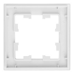 Рамка Systeme Electric AtlasDesign Nature одноместная белая (ATN330101) - фото 4