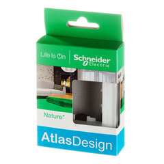 Рамка Systeme Electric AtlasDesign Nature одноместная белая (ATN320101) - фото 5
