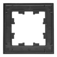 Рамка Systeme Electric AtlasDesign Nature одноместная черная (ATN331001) - фото 2
