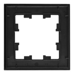 Рамка Systeme Electric AtlasDesign Nature одноместная черная (ATN321001) - фото 2