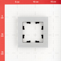 Рамка Systeme Electric AtlasDesign Nature одноместная серебро (ATN312101) - фото 4