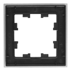 Рамка Systeme Electric AtlasDesign Nature одноместная серебро (ATN312101) - фото 2