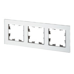 Рамка Systeme Electric AtlasDesign Nature трехместная алюминий (ATN320303) - фото 4