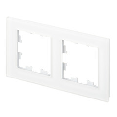 Рамка Systeme Electric AtlasDesign Nature двухместная белая (ATN330102) - фото 2