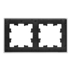 Рамка Systeme Electric AtlasDesign Nature двухместная алюминий (ATN320302) - фото 2