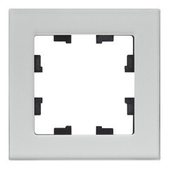 Рамка Systeme Electric AtlasDesign Nature одноместная алюминий (ATN320301) - фото 1