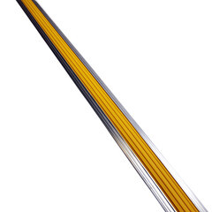 Тактильная лента ПВХ в алюминиевом профиле 1 м желтая (3 шт.) - фото 6