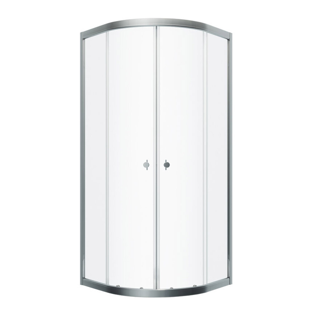Изображение товара Душевой уголок Triton Альфа хром 80x80x185 см с раздвижными дверцами