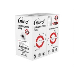 Интернет-кабель (витая пара) UTP 24 AWG CAT5e 4х2х0,50 мм Ripo серый (305 м) - фото 3