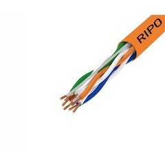Изображение товара Интернет-кабель (витая пара) UTP 24 AWG CAT5e 4х2х0,46 мм Ripo Standard оранжевый (305 м)