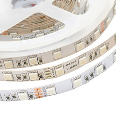 Лента светодиодная SMD 5050 RGB свет 24 В 15 Вт/м 5 м IP20 Apeyron (148КП) - фото 4