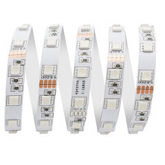 Лента светодиодная SMD 5050 RGB свет 24 В 15 Вт/м 5 м IP20 Apeyron (153КП) - фото 4