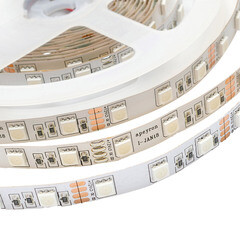 Лента светодиодная SMD 5050 RGB свет 12 В 10 Вт/м 3 м IP20 Apeyron (17КП) - фото 2