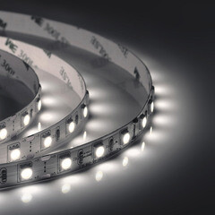 Лента светодиодная SMD 5050 4000К 12 В 10 Вт/м 5 м IP20 Apeyron (69ОО) - фото 3