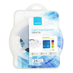 Лента светодиодная SMD 2835 3000К 12 В 14,4 Вт/м 3 м IP20 Apeyron (210BL) - фото 1