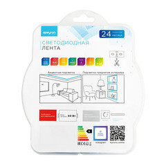 Лента светодиодная SMD 2835 6500К 12 В 14,4 Вт/м 2 м IP20 Apeyron (211BL) - фото 7
