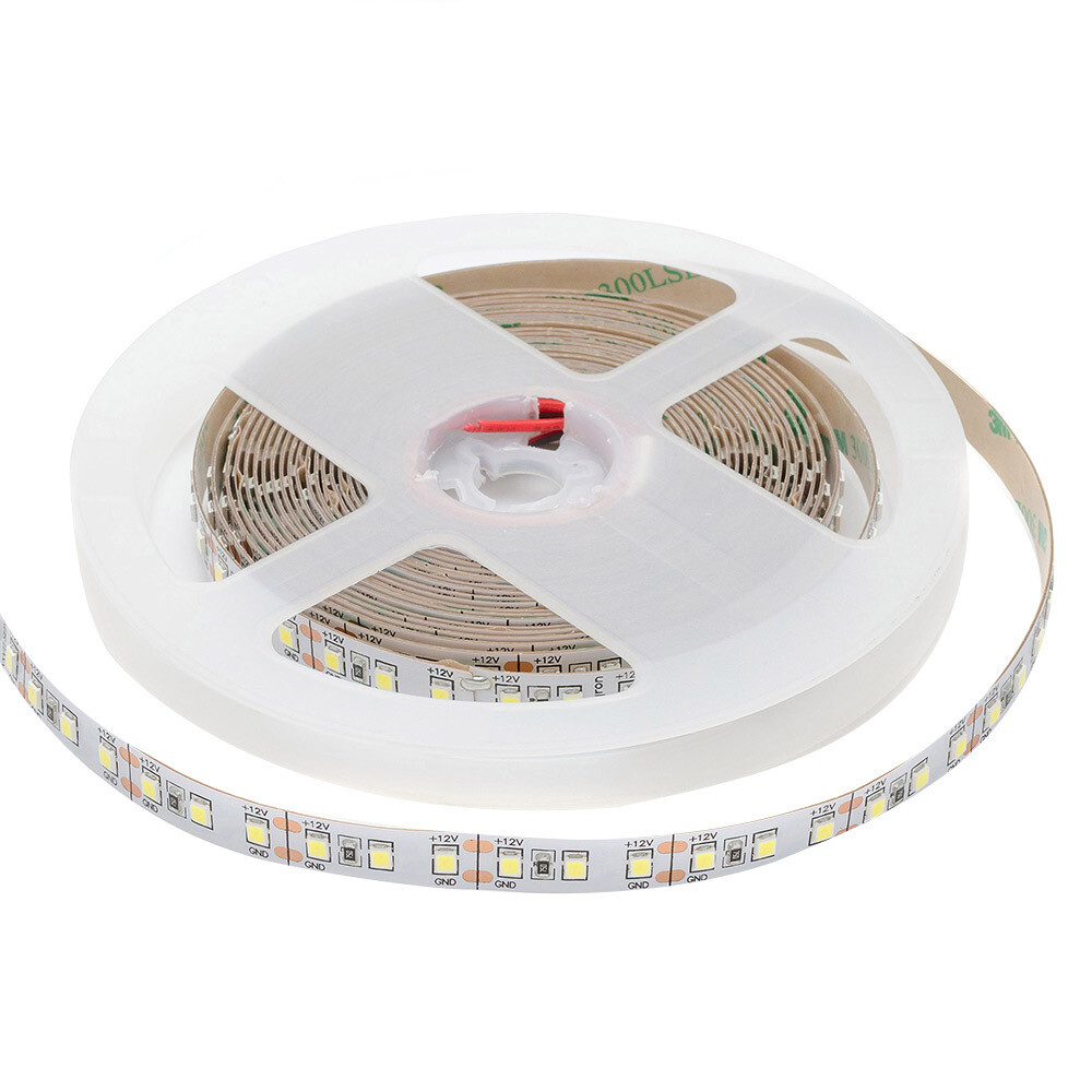 Изображение товара Лента светодиодная SMD 2835 6500К 12 В 12 Вт/м 5 м IP20 Apeyron (52BL)