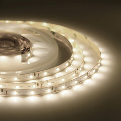 Лента светодиодная SMD 2835 3000К 12 В 8 Вт/м 5 м IP20 Apeyron (35ПРЗ) - фото 4