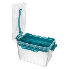 Контейнер для хранения Econova Grand Box (433224202) 290х190х180 мм 6,65 л с замком и органайзером - фото 6