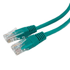 Патч-корд компьютерный UTP CAT5e 4х2х0,511 мм PVC Ripo зеленый (0,5 м)
