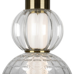 Светильник светодиодный подвесной Maytoni Collar 3000К 16 Вт 7 кв.м золото IP20 (P069PL-L16G3K) - фото 2