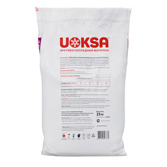 Реагент противогололедный Uoksa -50 °С 25 кг гранитная крошка - фото 2