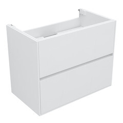 Тумба под раковину Lavelly Cube 80 см подвесная белый глянец (00316626) - фото 10