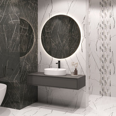 Плитка облицовочная Axima Орлеан черная рельеф 600х300х9 мм (9 шт.=1,62 кв.м) - фото 14