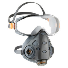 Полумаска Jeta Safety Air Optics FFP3 с интегрированными очками (9500-L) - фото 5