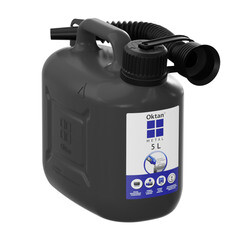 Изображение товара Канистра для технических жидкостей Oktan 5 л пластиковая серая