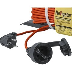 Удлинитель Navigator с заземлением 30 м на катушке 2,2 кВт 1 розетка ПВС 3х1 кв.мм IP44 - фото 2