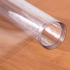 Скатерть гибкое стекло Room Decor 80х120 см прозрачная - фото 7