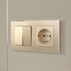 Розетка Werkel встраиваемая шампань (a050867) - фото 10